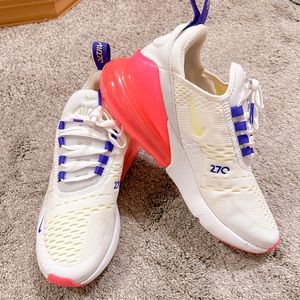Nike Air Max 270 - White/Pink/Lime Green
